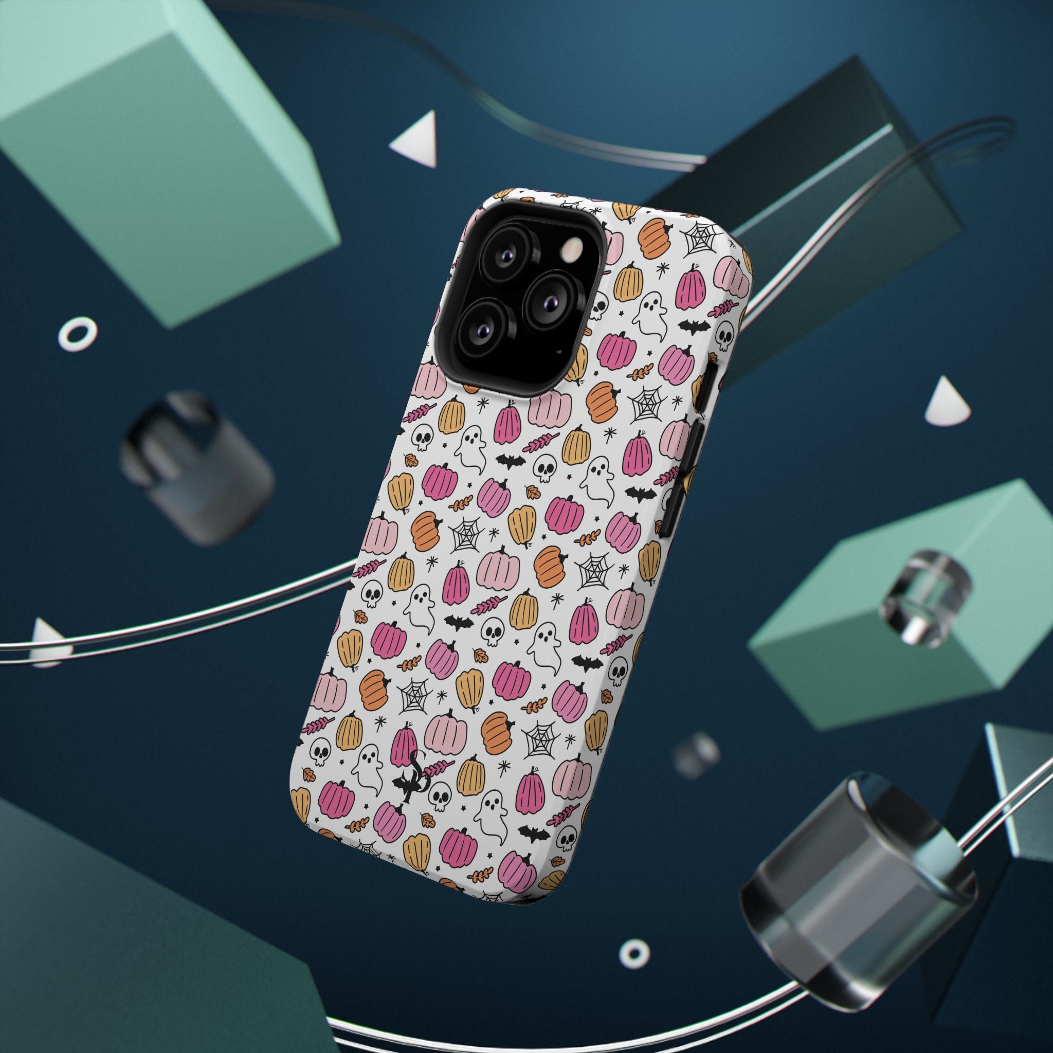Pink Halloween Impact-Resistant Cases