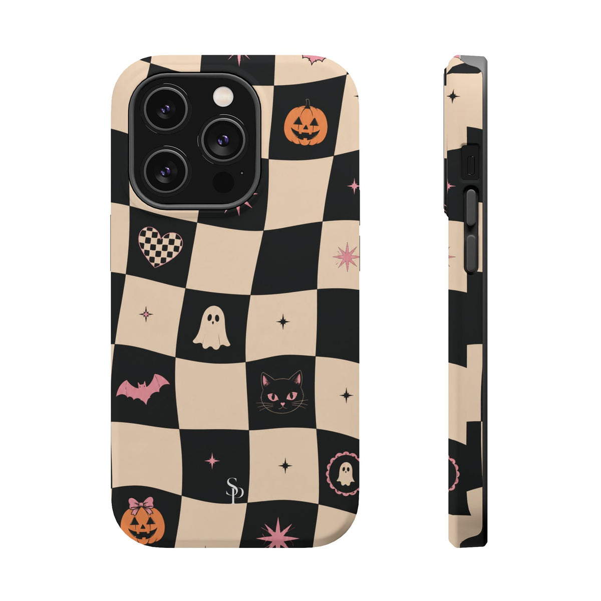 Halloween Checkerboard Magnetic Phone Case
