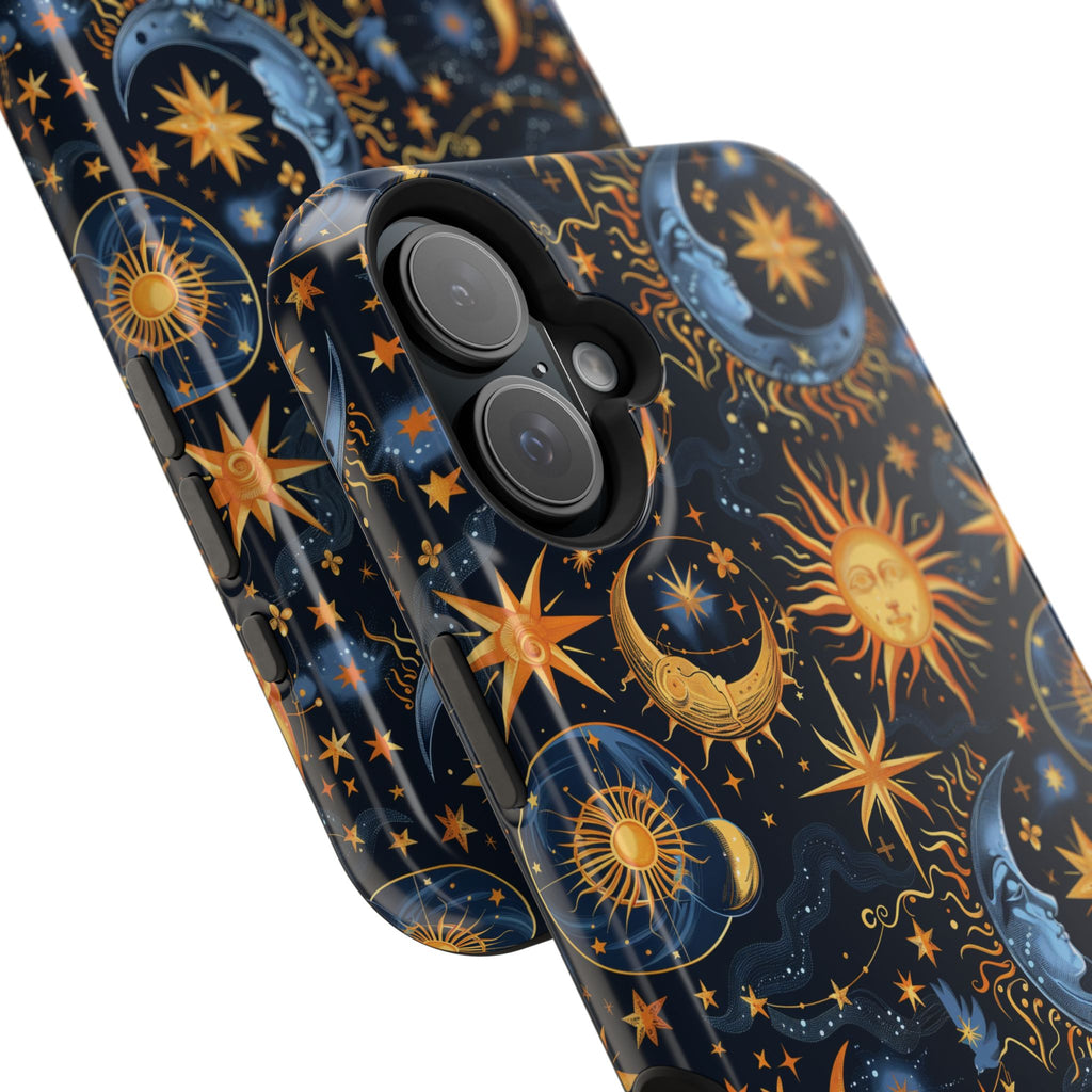 Celestial Sun and Moon Impact-Resistant Phone Case