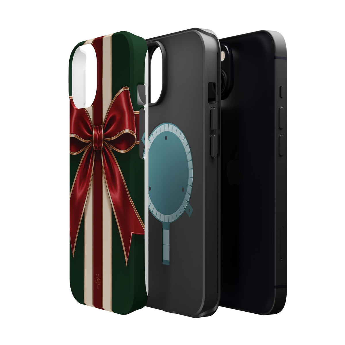 Christmas Gift Bow Magnetic Phone Case