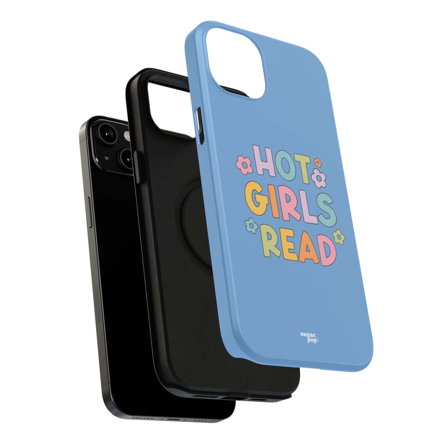 Hot Girls Read Impact-Resistant Phone Case - Design for Book Lovers