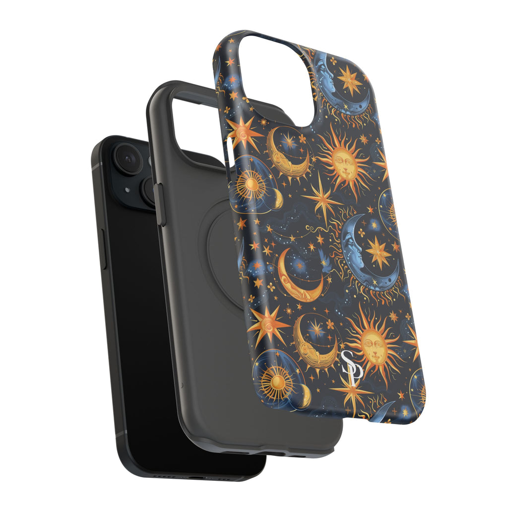 Celestial Sun and Moon Impact-Resistant Phone Case