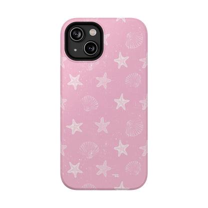 Pink Coastal Impact-Resistant Phone Case