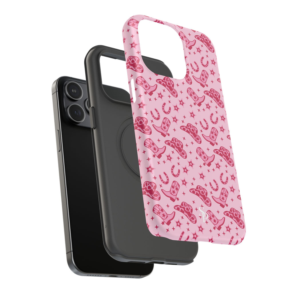 Pink Cowgirl Impact-Resistant Case