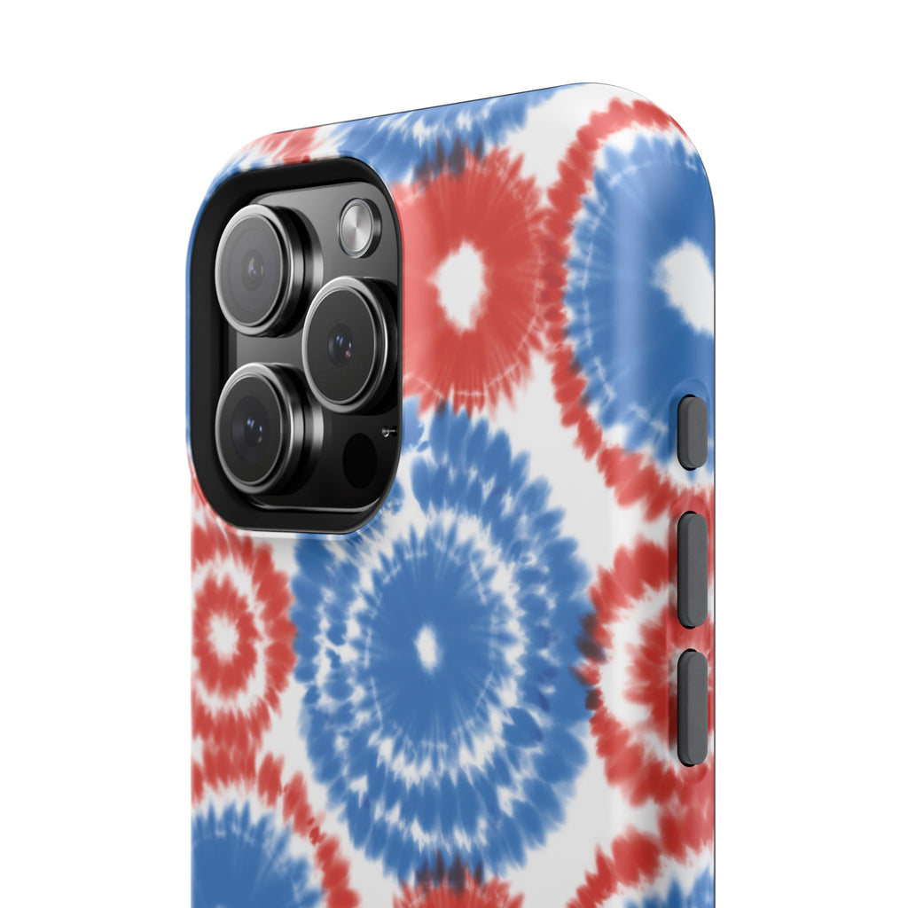 Patriotic Tie Dye Impact Resistant Phone Case