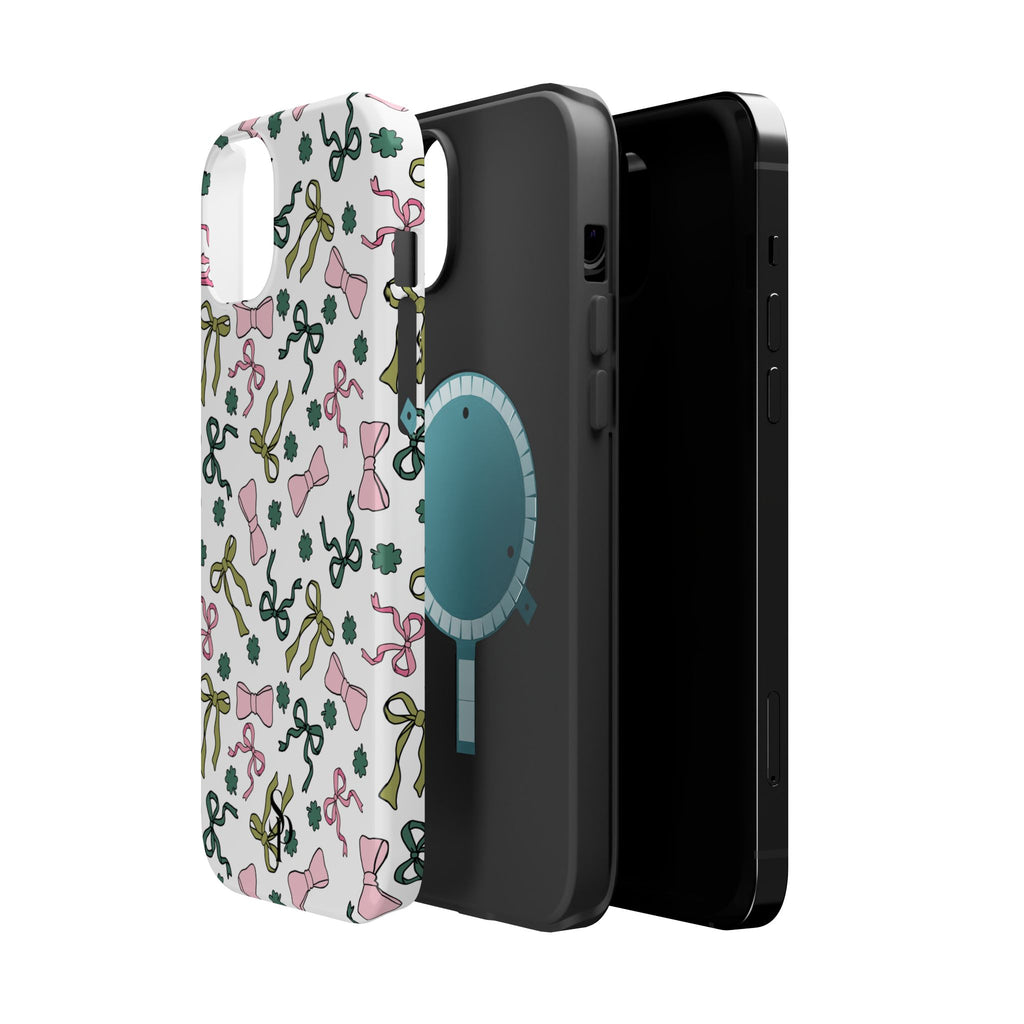 Bows and Shamrocks Magnetic Phone Case