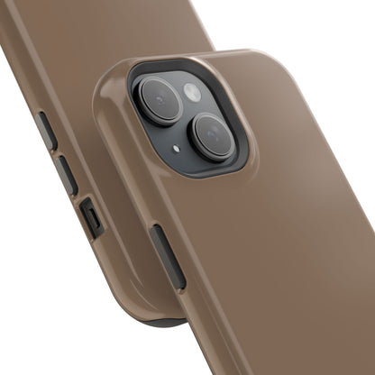 Brown Magnetic Tough Cases for Phones - Secure & Sleek Design