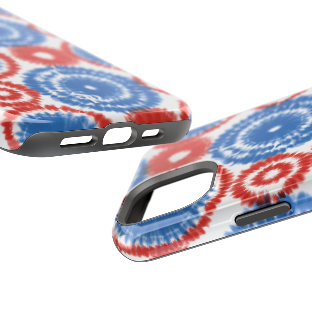 Patriotic Tie Dye Impact Resistant Phone Case