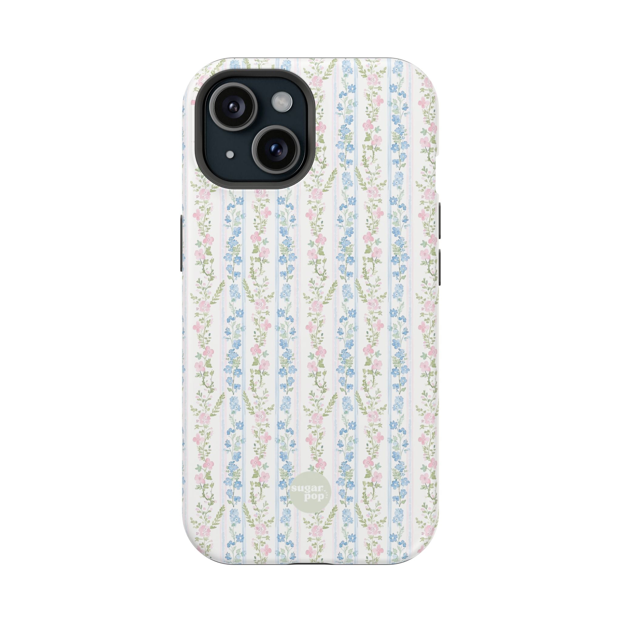 Pastel Floral Pattern Magnetic Tough Case