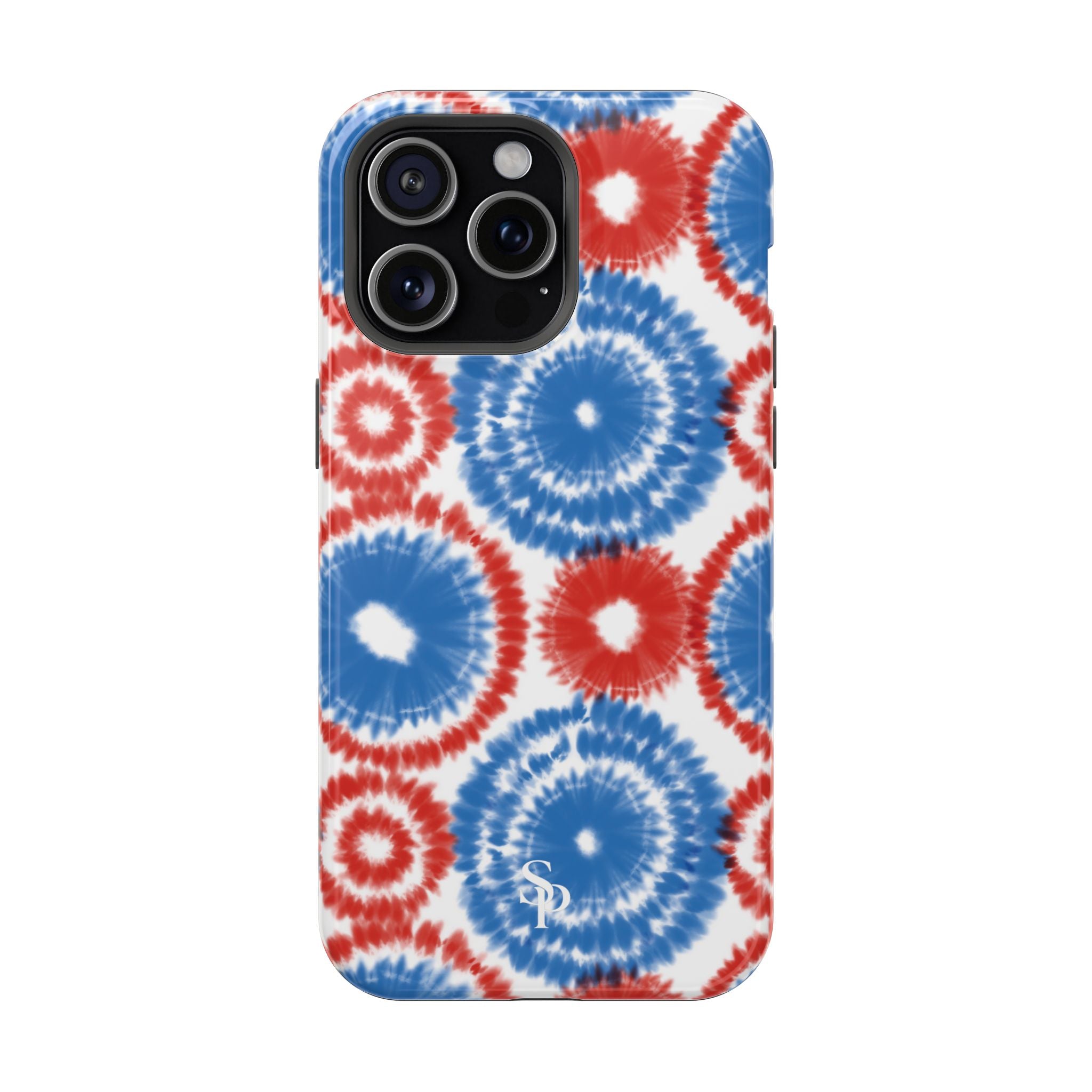 Patriotic Tie Dye Impact Resistant Phone Case