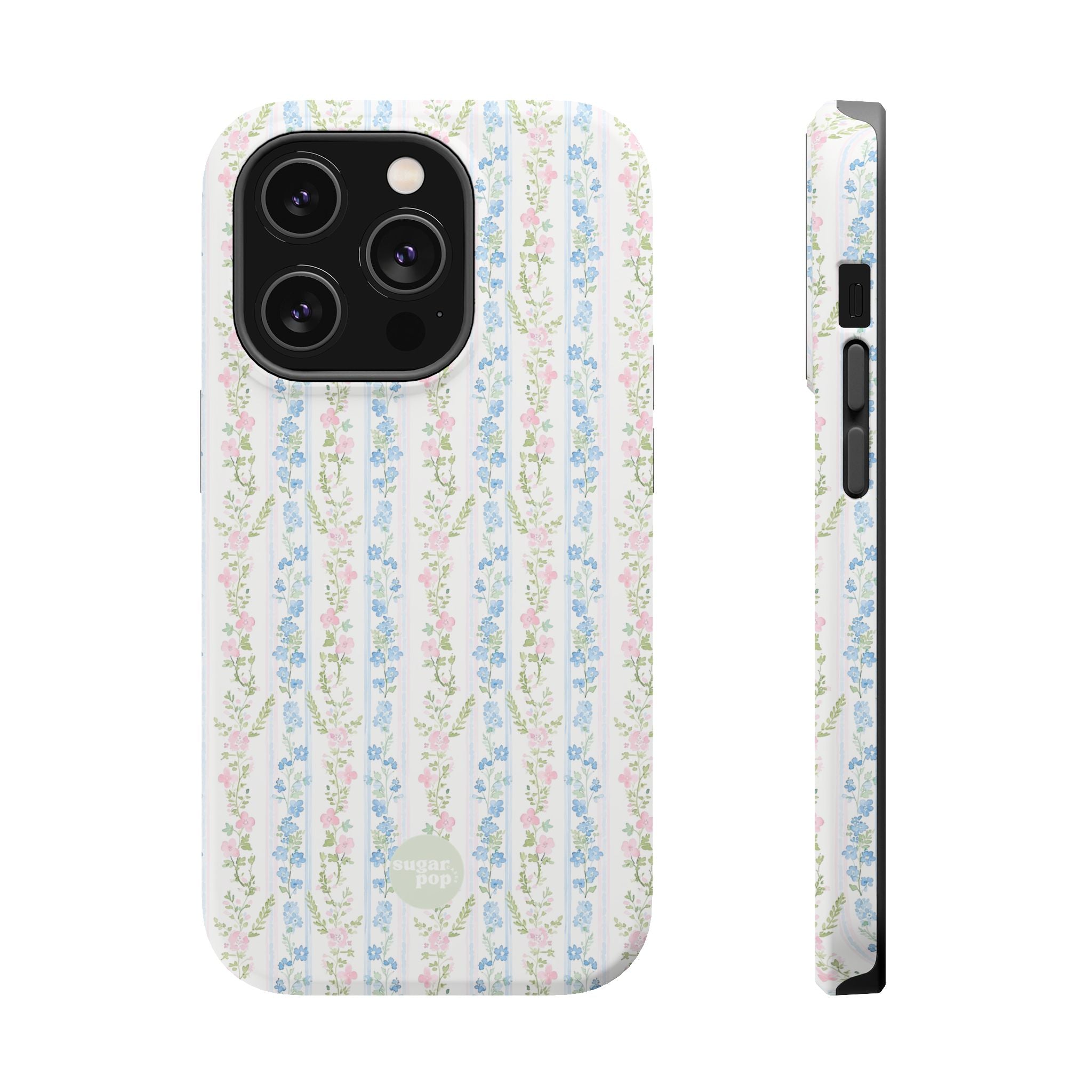 Pastel Floral Pattern Magnetic Tough Case