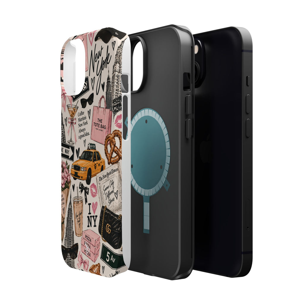 Pink New York Magnetic Phone Case