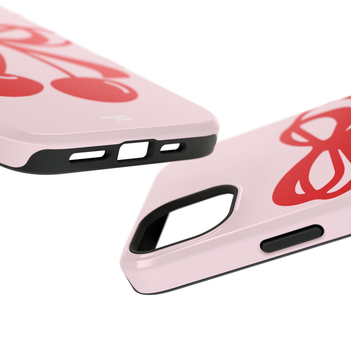 Cherry Bow Impact-Resistant Phone Case