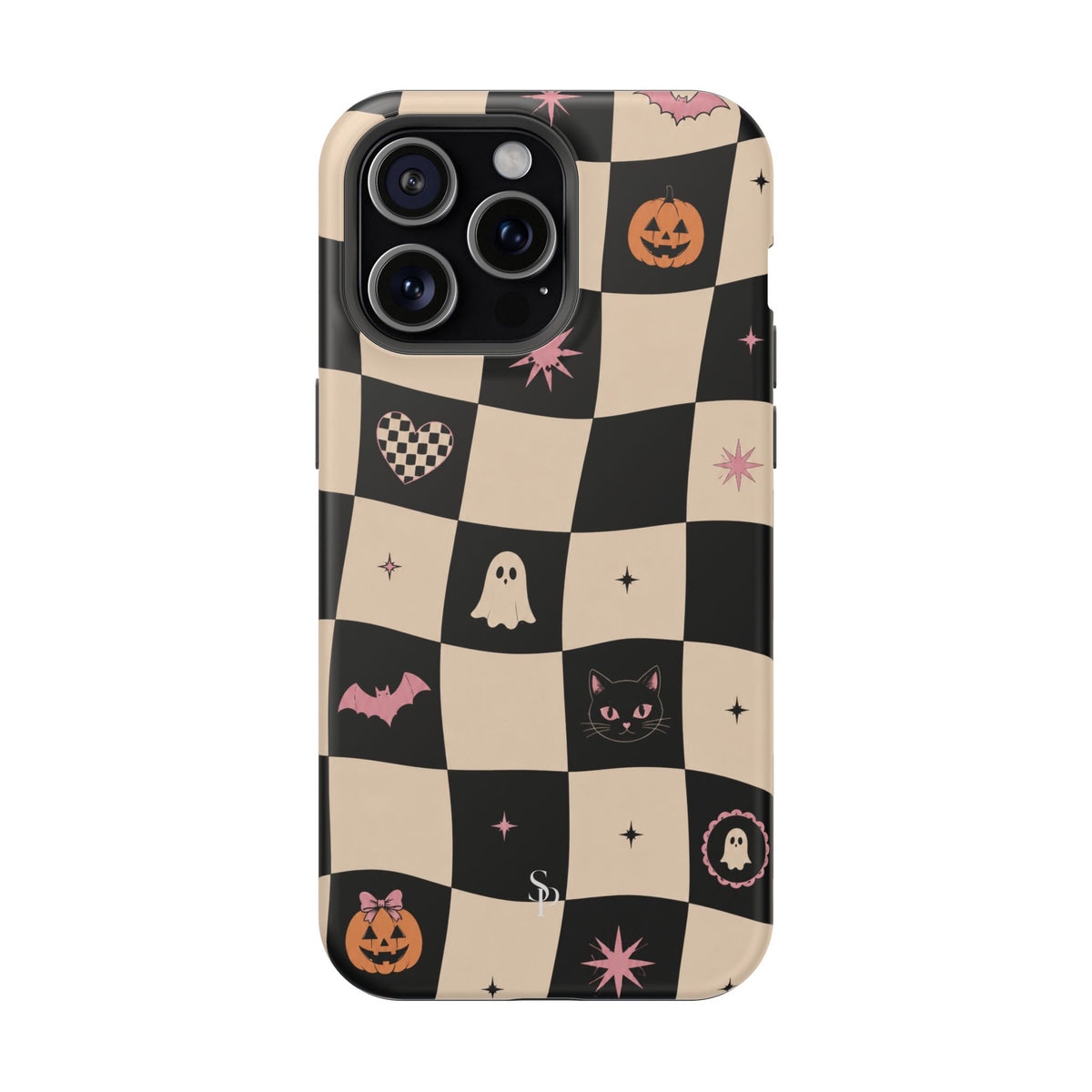 Halloween Checkerboard Magnetic Phone Case