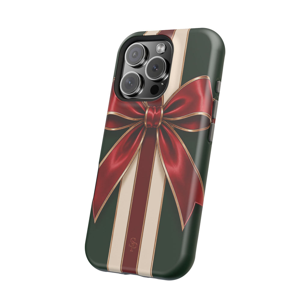 Christmas Gift Bow Magnetic Phone Case