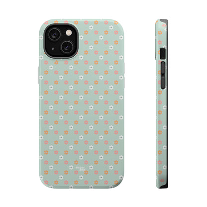 Floral Smiley Magnetic Tough Case