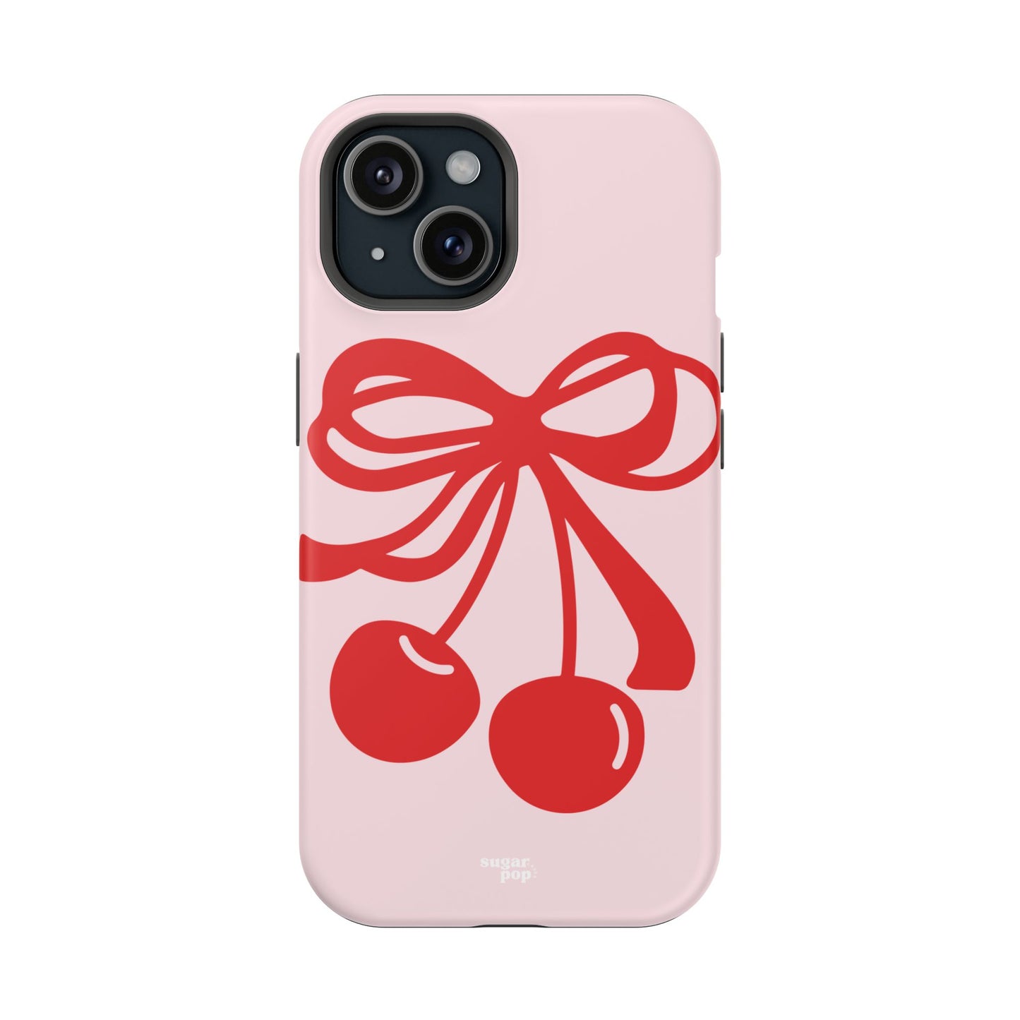 Cherry Bow Impact-Resistant Phone Case