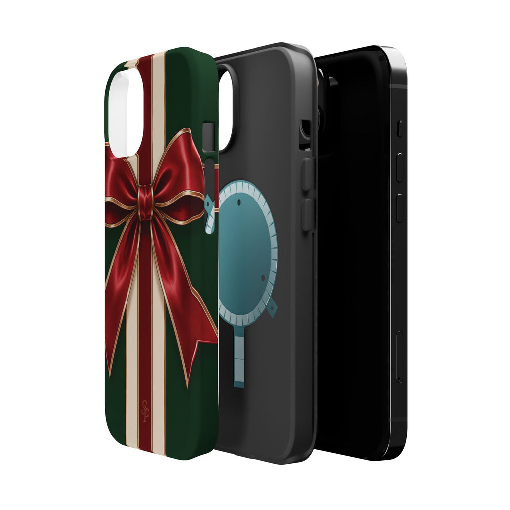 Christmas Gift Bow Magnetic Phone Case