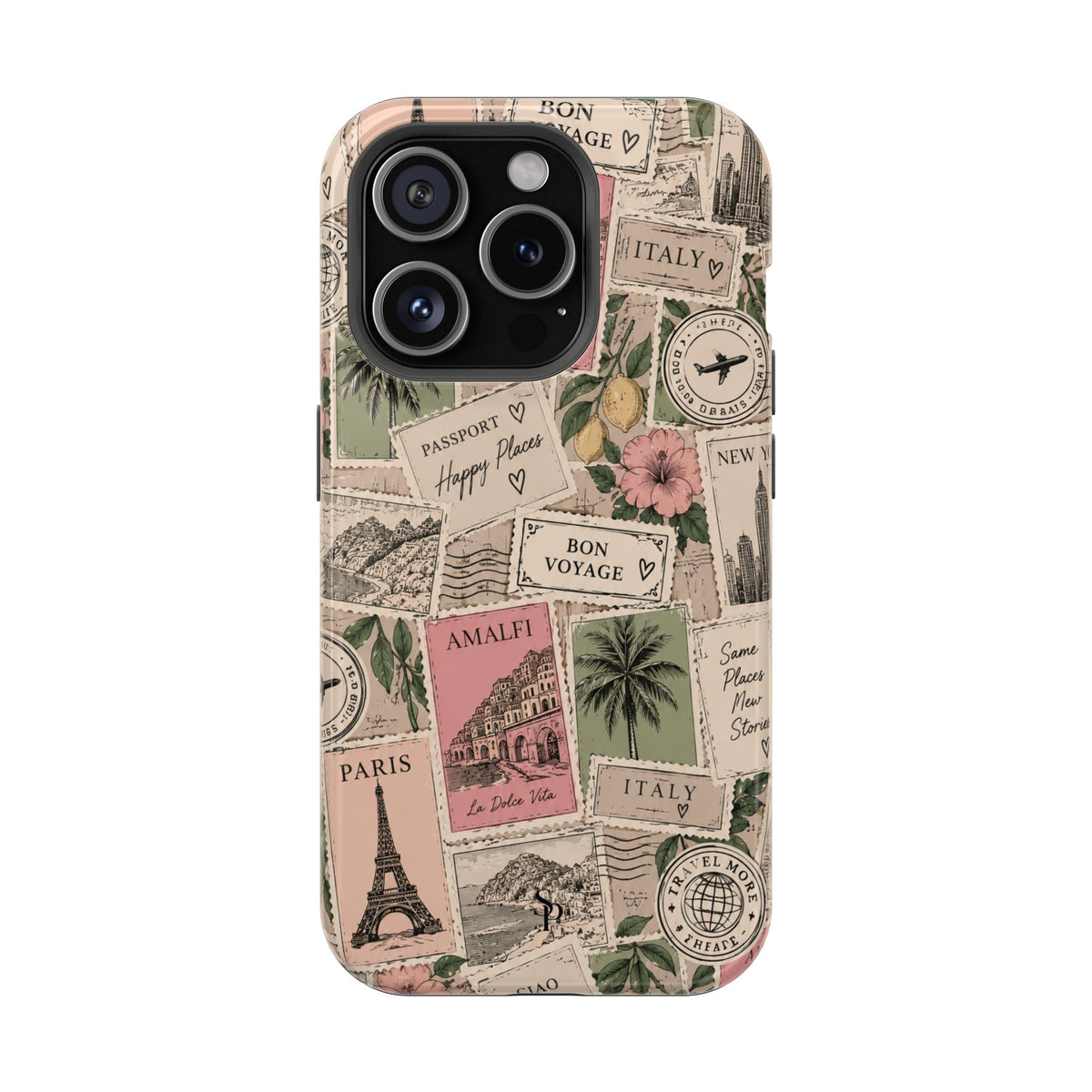 Travel Passport Stamp Magnetic Case