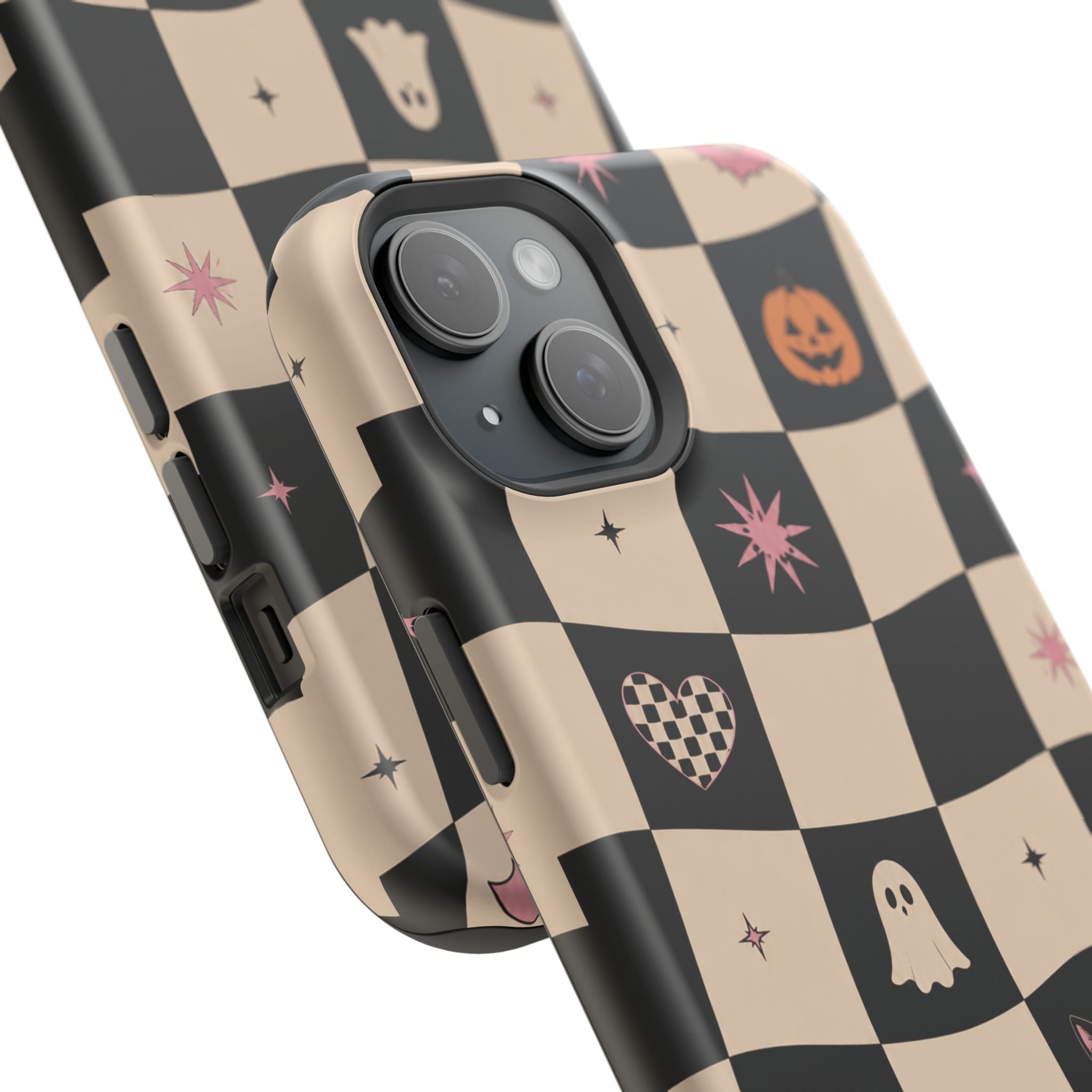 Halloween Checkerboard Magnetic Phone Case