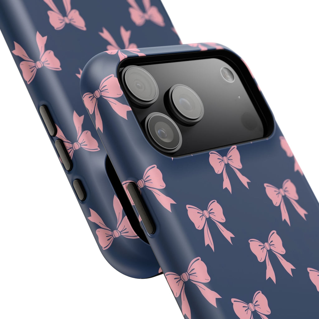 Chic Bow Impact-Resistant Phone Case