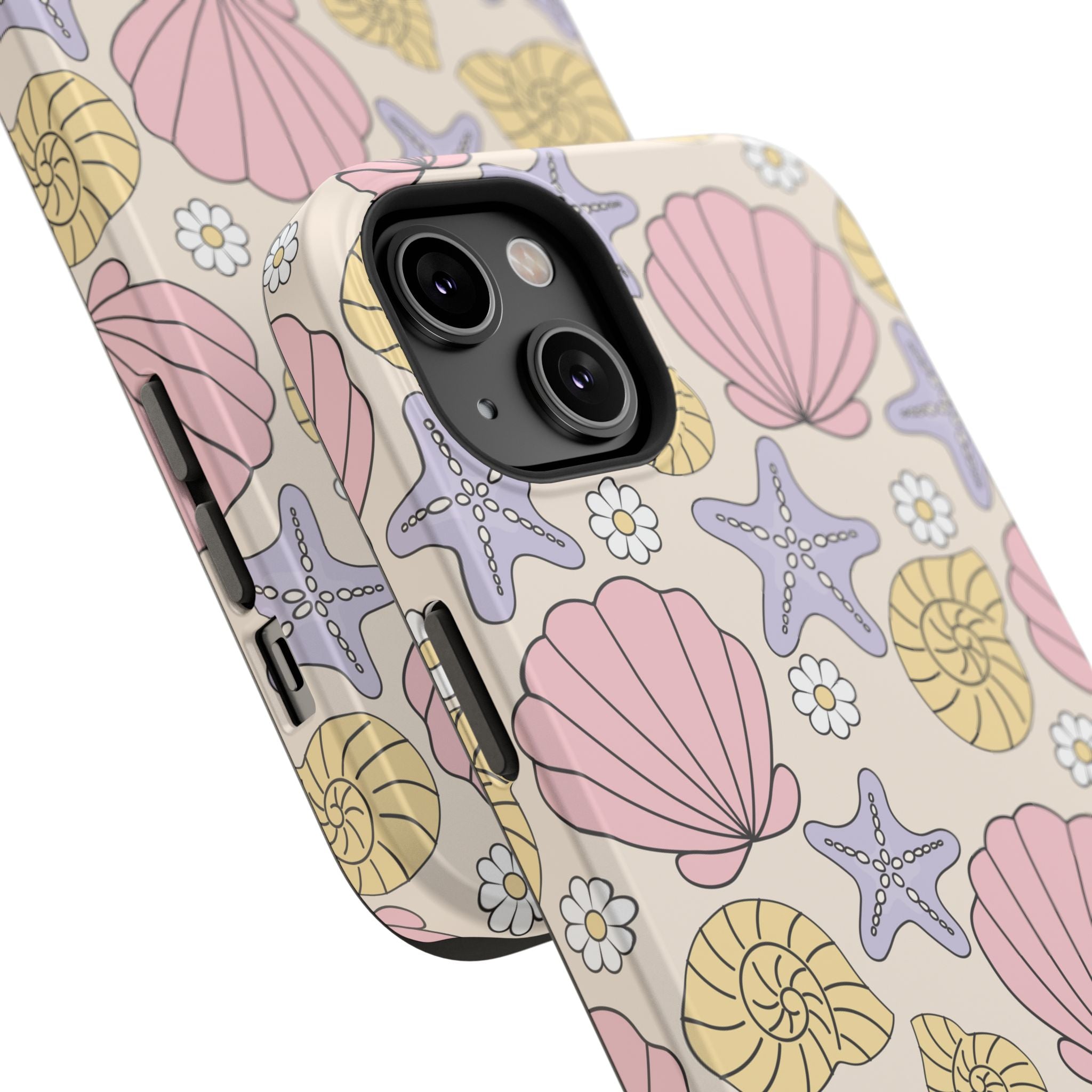Coastal Shells Impact-Resistant Phone Case