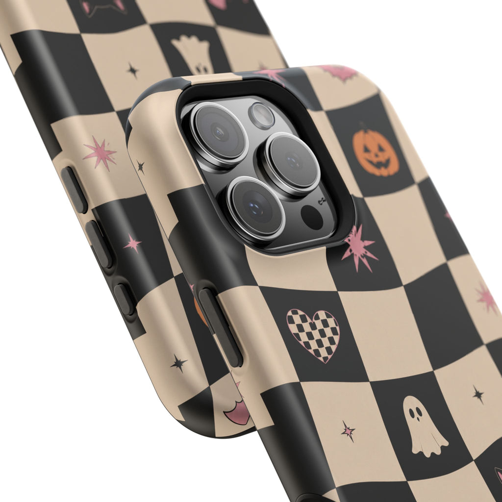 Halloween Checkerboard Magnetic Phone Case