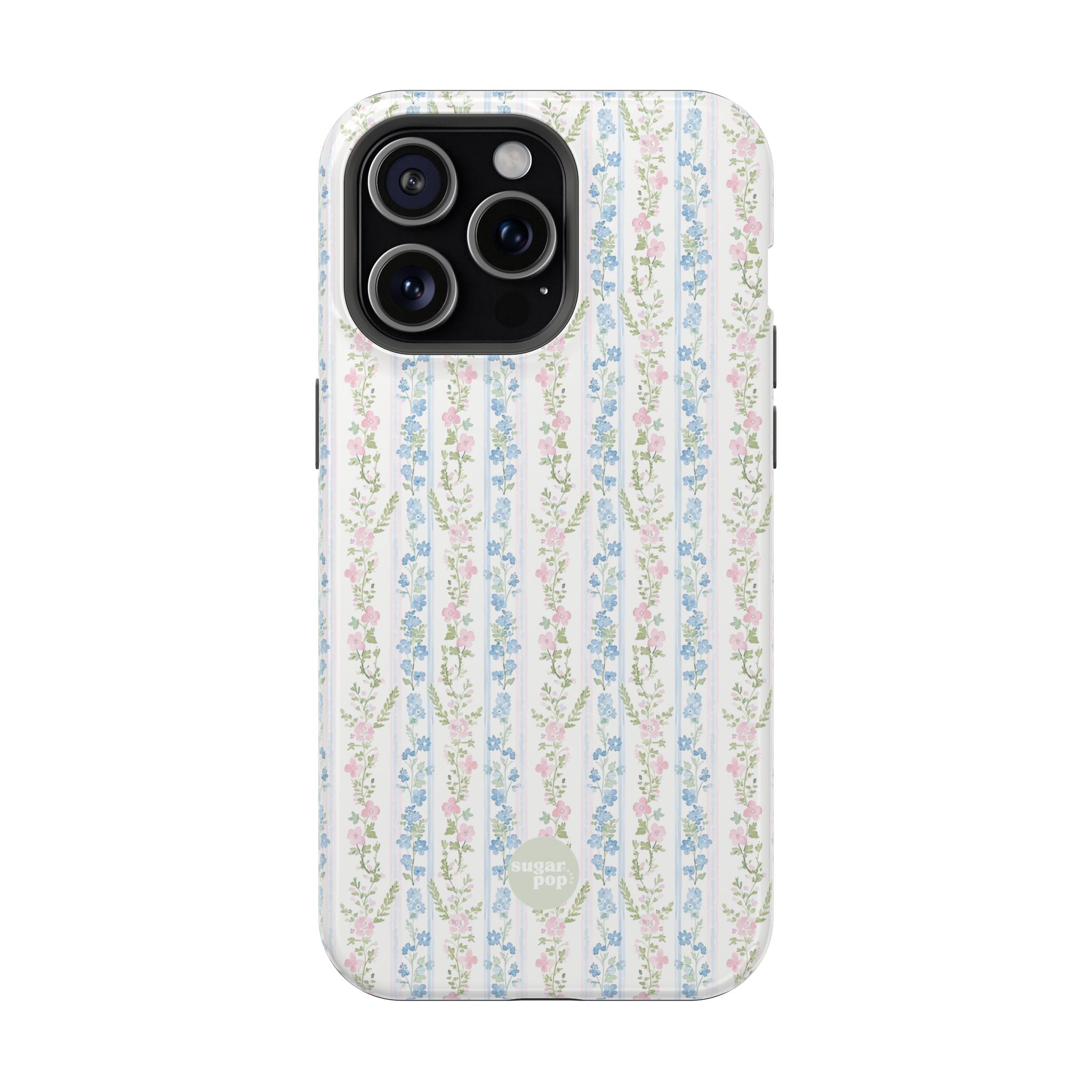 Pastel Floral Pattern Magnetic Tough Case