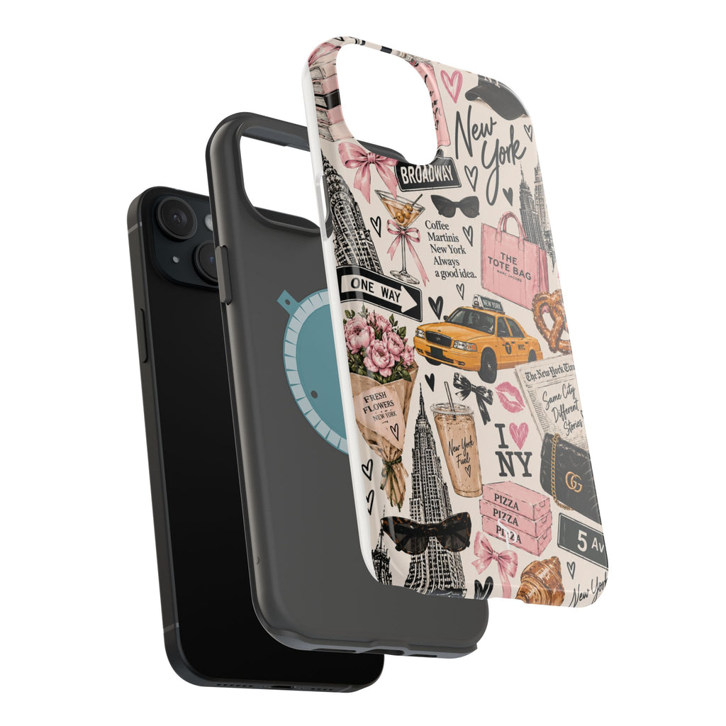 Pink New York Magnetic Phone Case