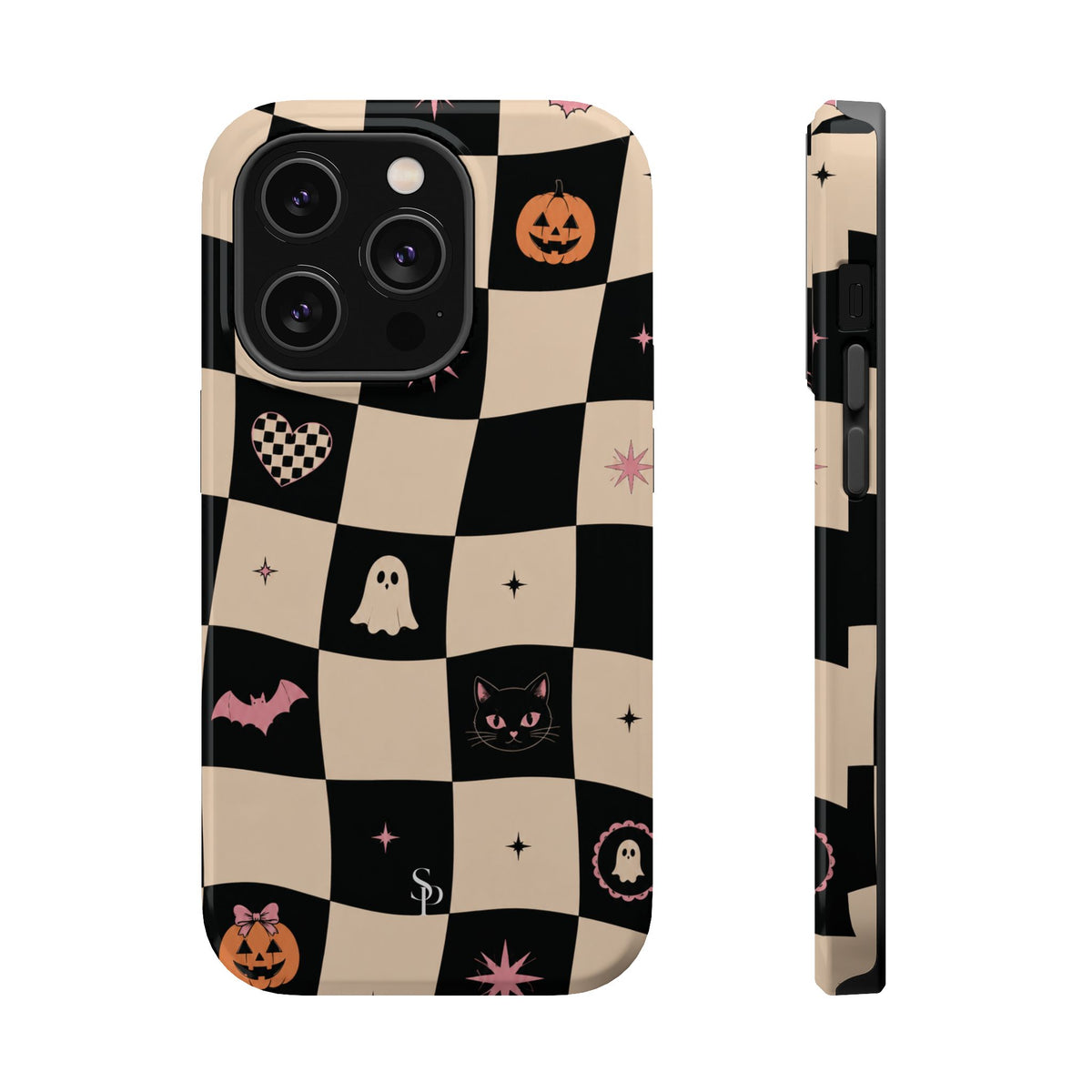 Halloween Checkerboard Magnetic Phone Case