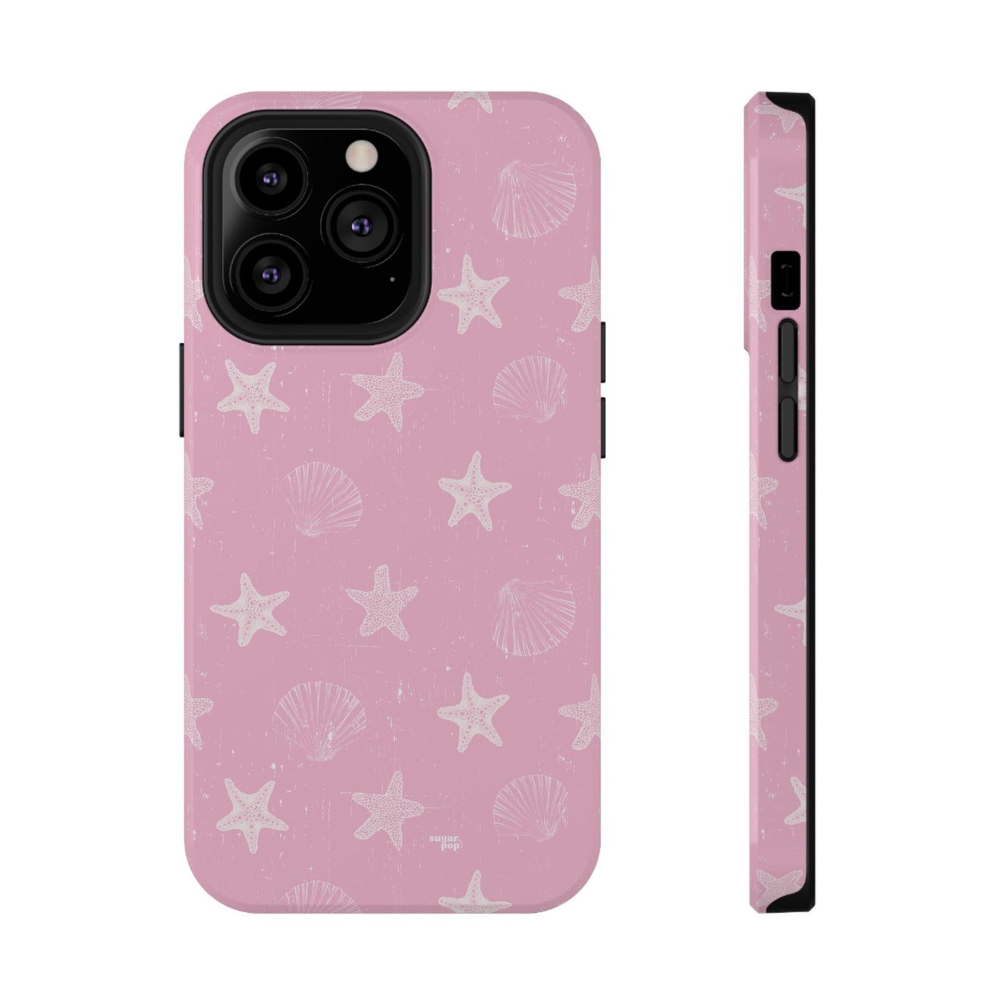 Pink Coastal Impact-Resistant Phone Case