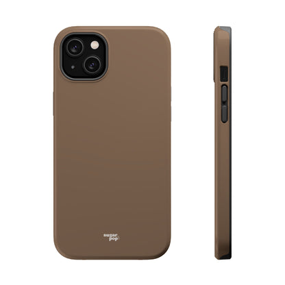 Brown Magnetic Tough Cases for Phones - Secure & Sleek Design