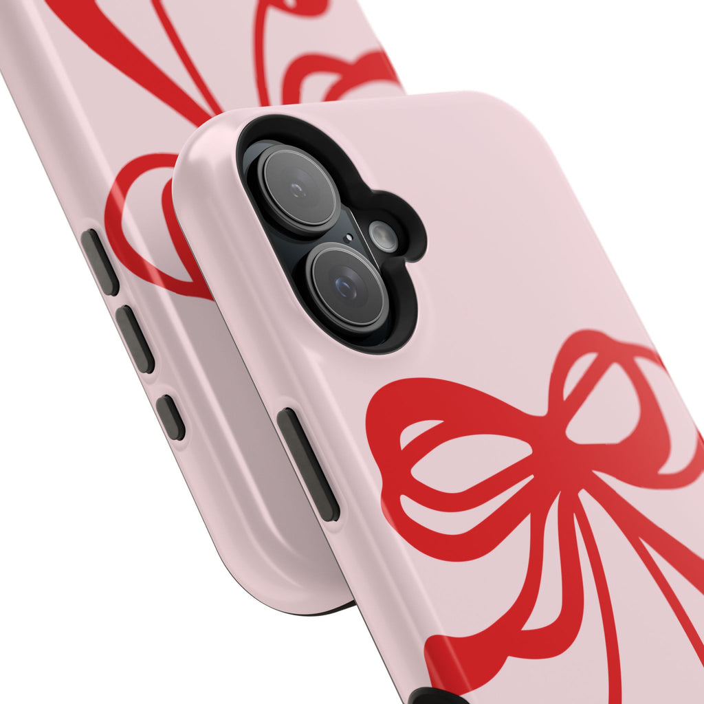 Cherry Bow Impact-Resistant Phone Case