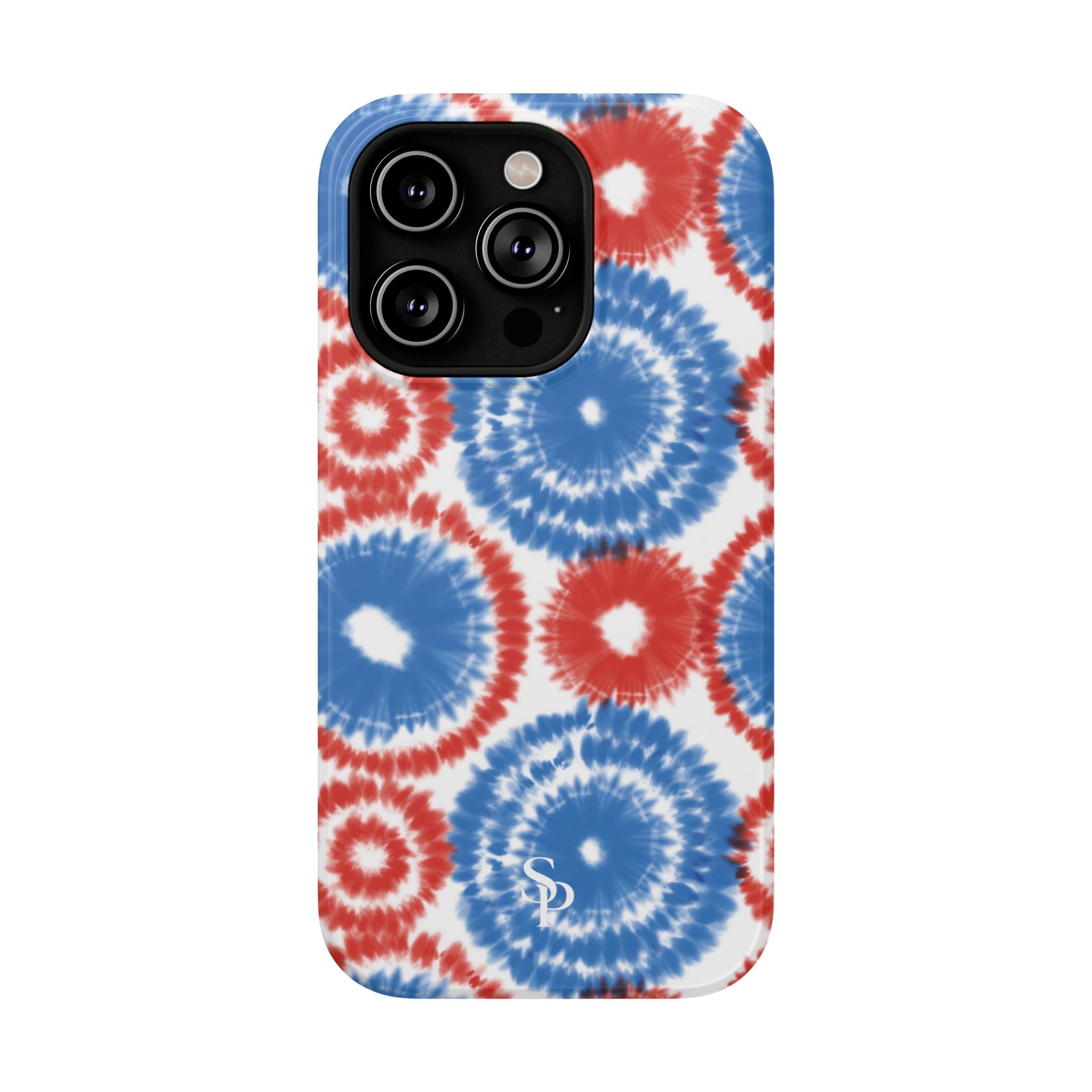 Patriotic Tie Dye Impact Resistant Phone Case