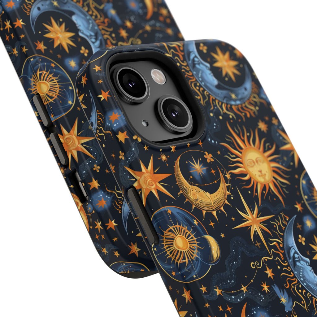Celestial Sun and Moon Impact-Resistant Phone Case