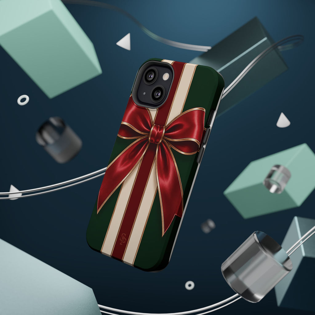 Christmas Gift Bow Magnetic Phone Case
