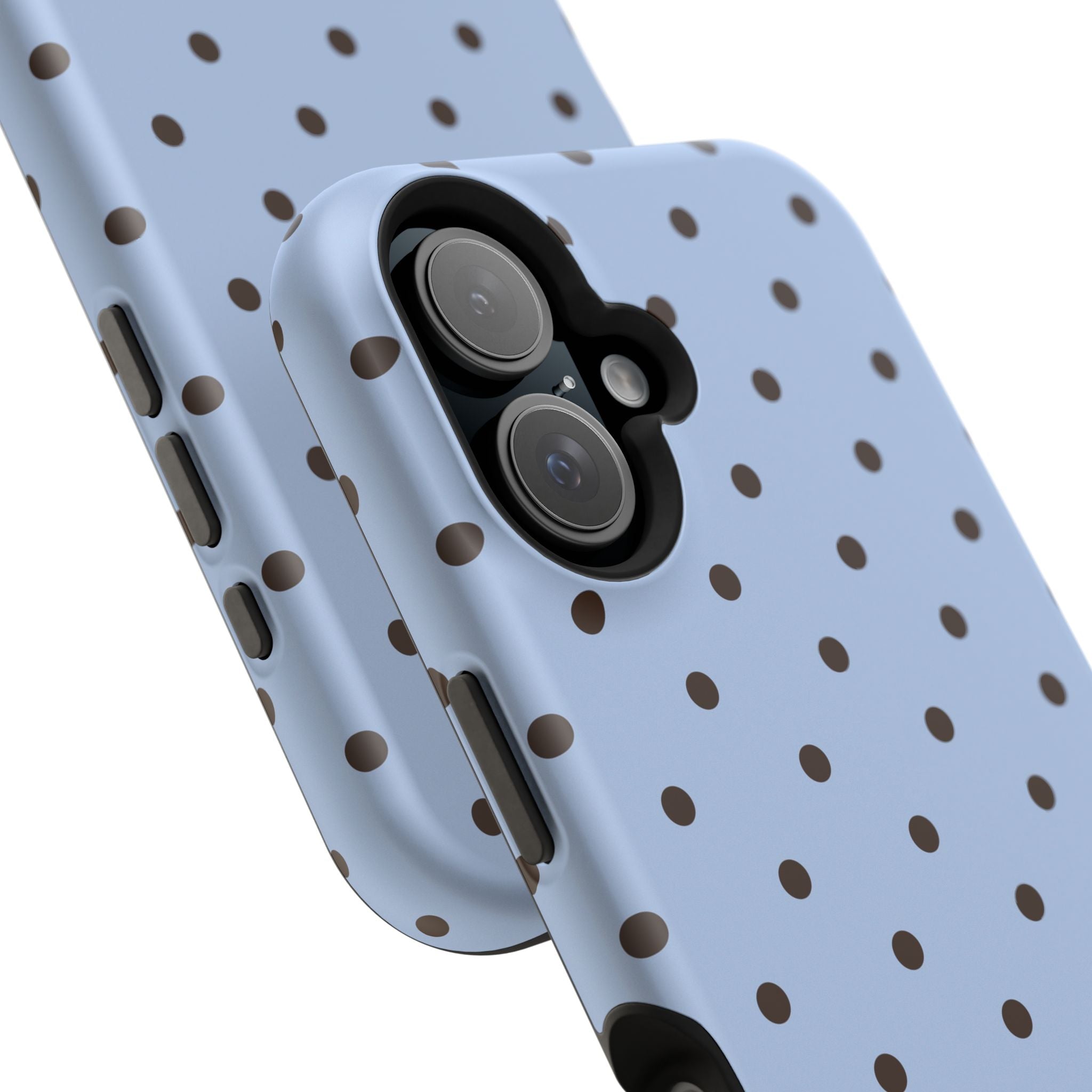 Blue Polka Dot Magnetic Impact Phone Case