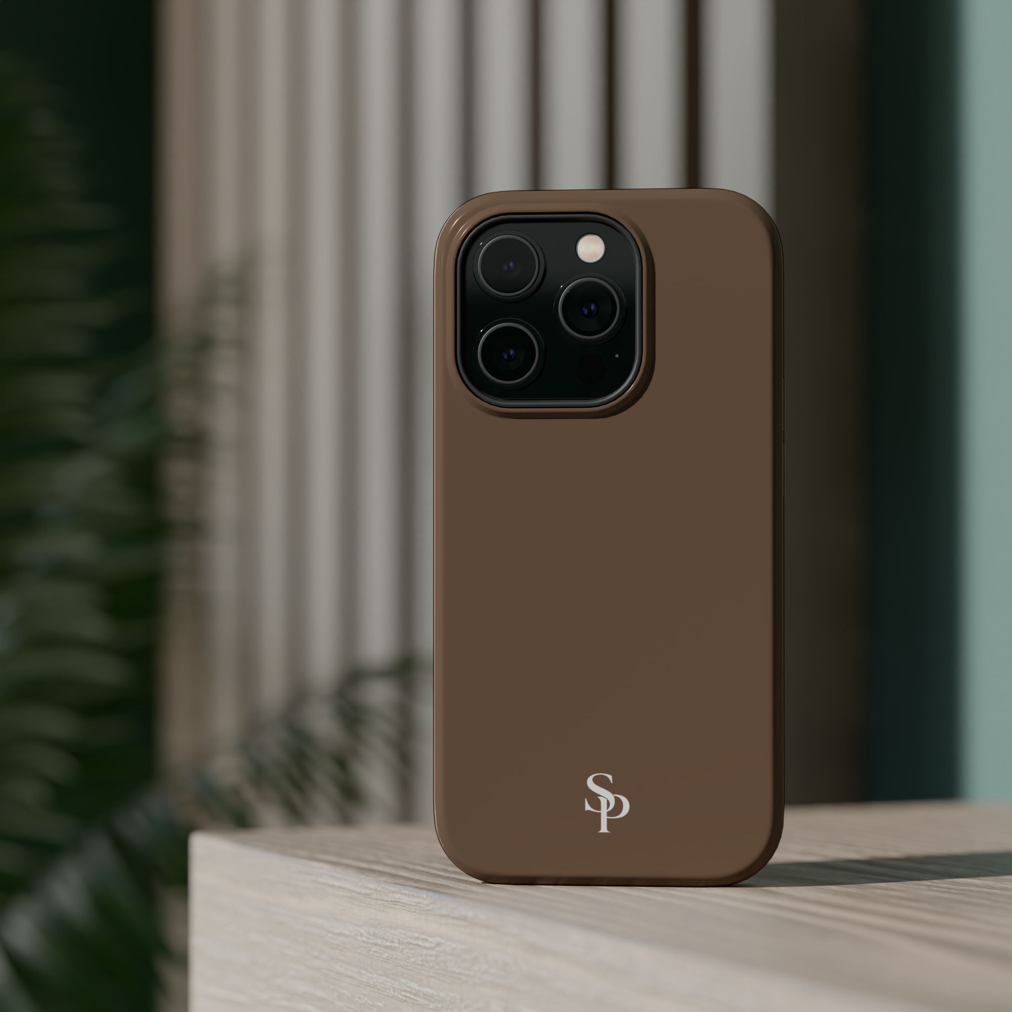 Brown Magnetic Tough Case