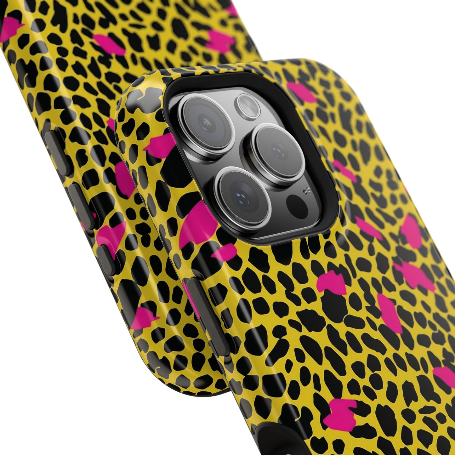 Leopard Print Impact-Resistant Phone Case