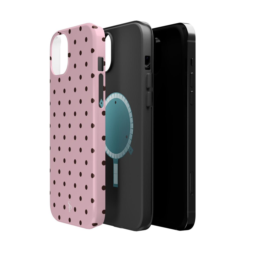 Pink Polka Dot Magnetic Case