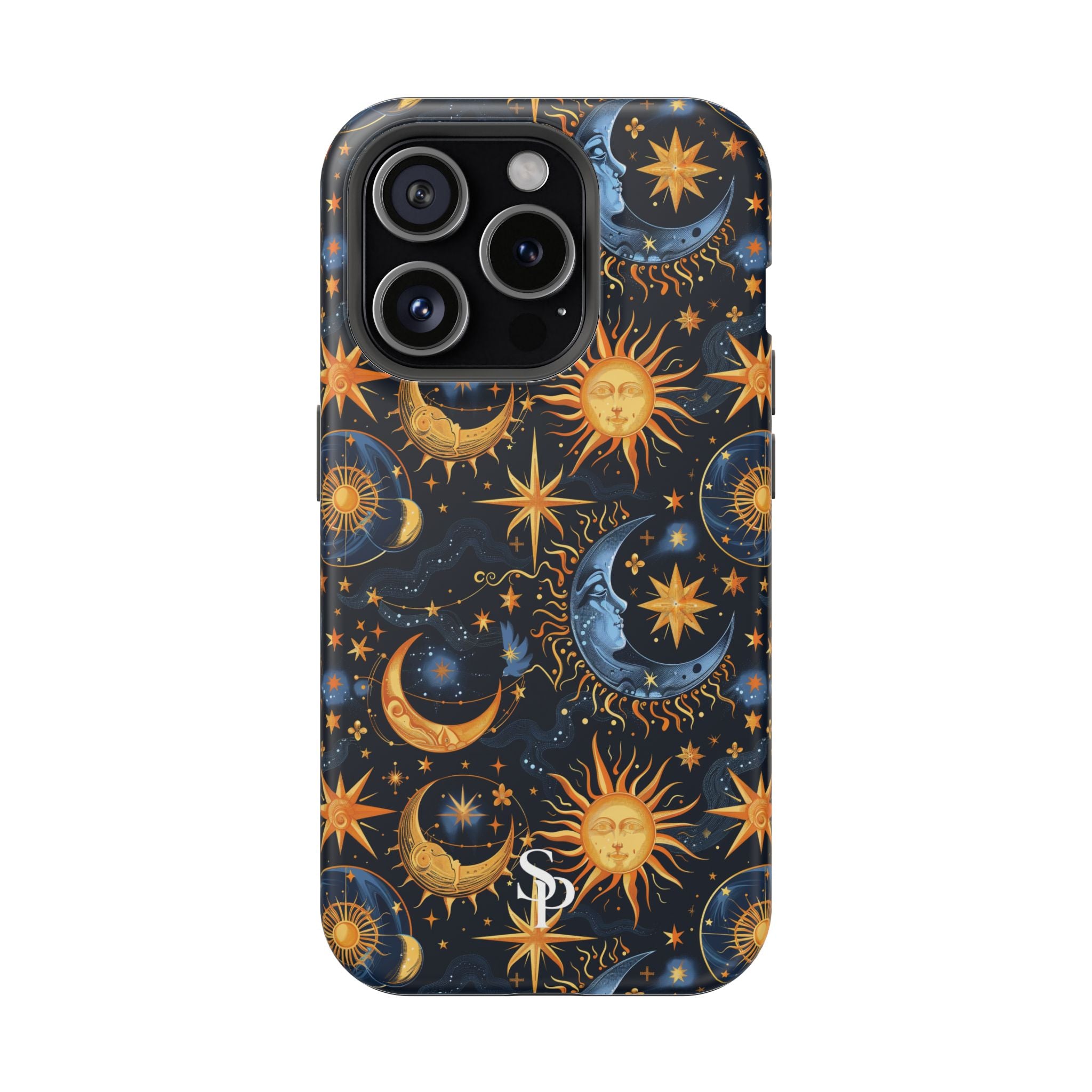 Celestial Sun and Moon Impact-Resistant Phone Case