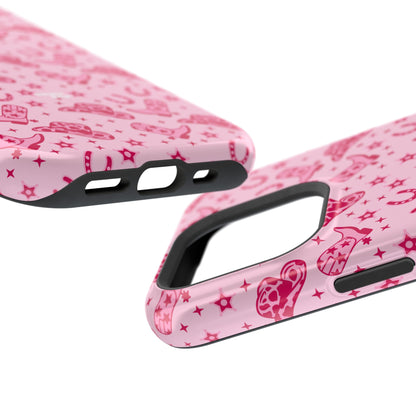 Pink Cowgirl Impact-Resistant Case