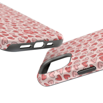 Heart Pattern Impact-Resistant Phone Case - Stylish Protection for Valentine's Day & Everyday Love