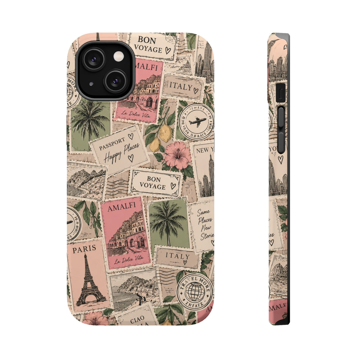 Travel Passport Stamp Magnetic Case