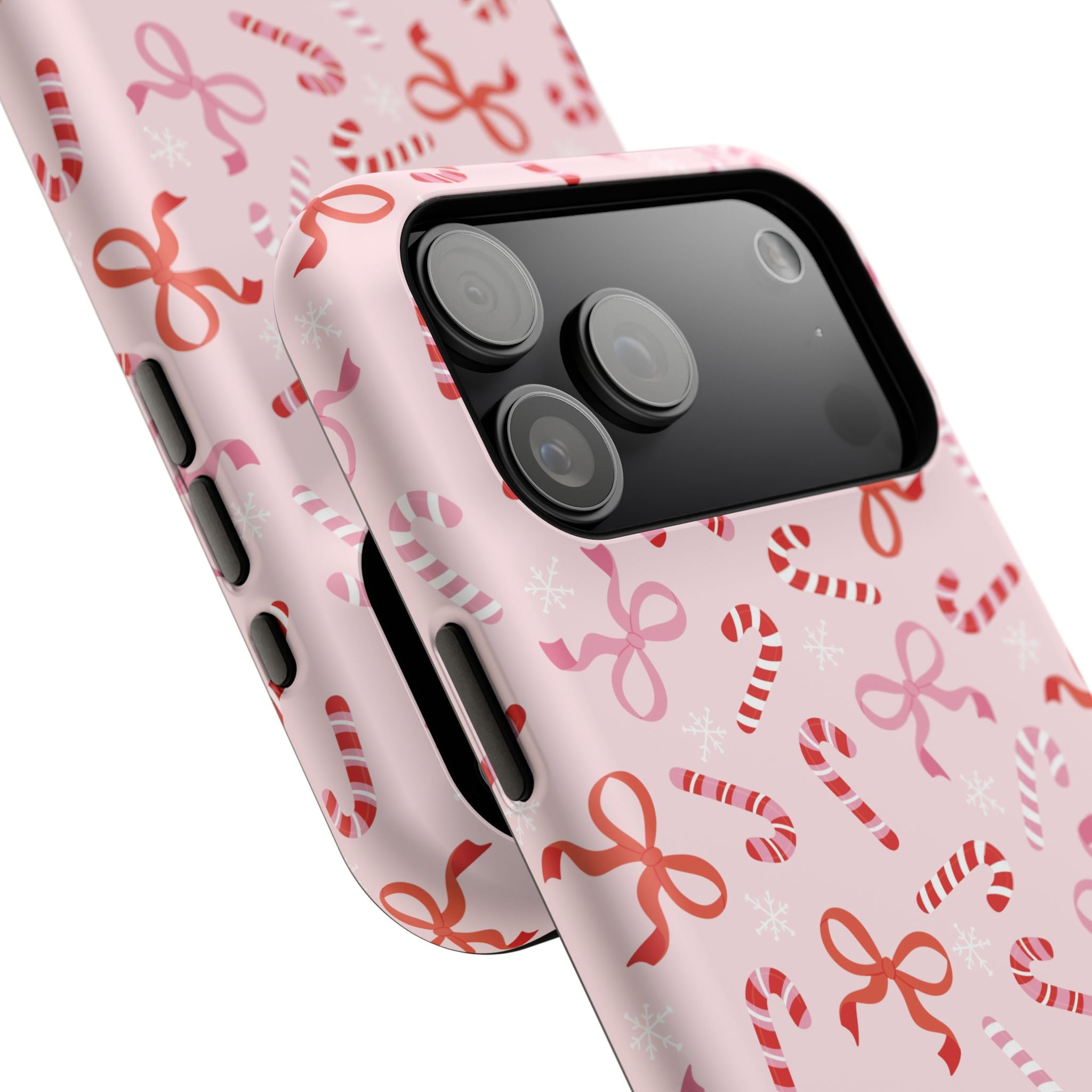Candy Cane Impact-Resistant Phone Case - Limited Edition