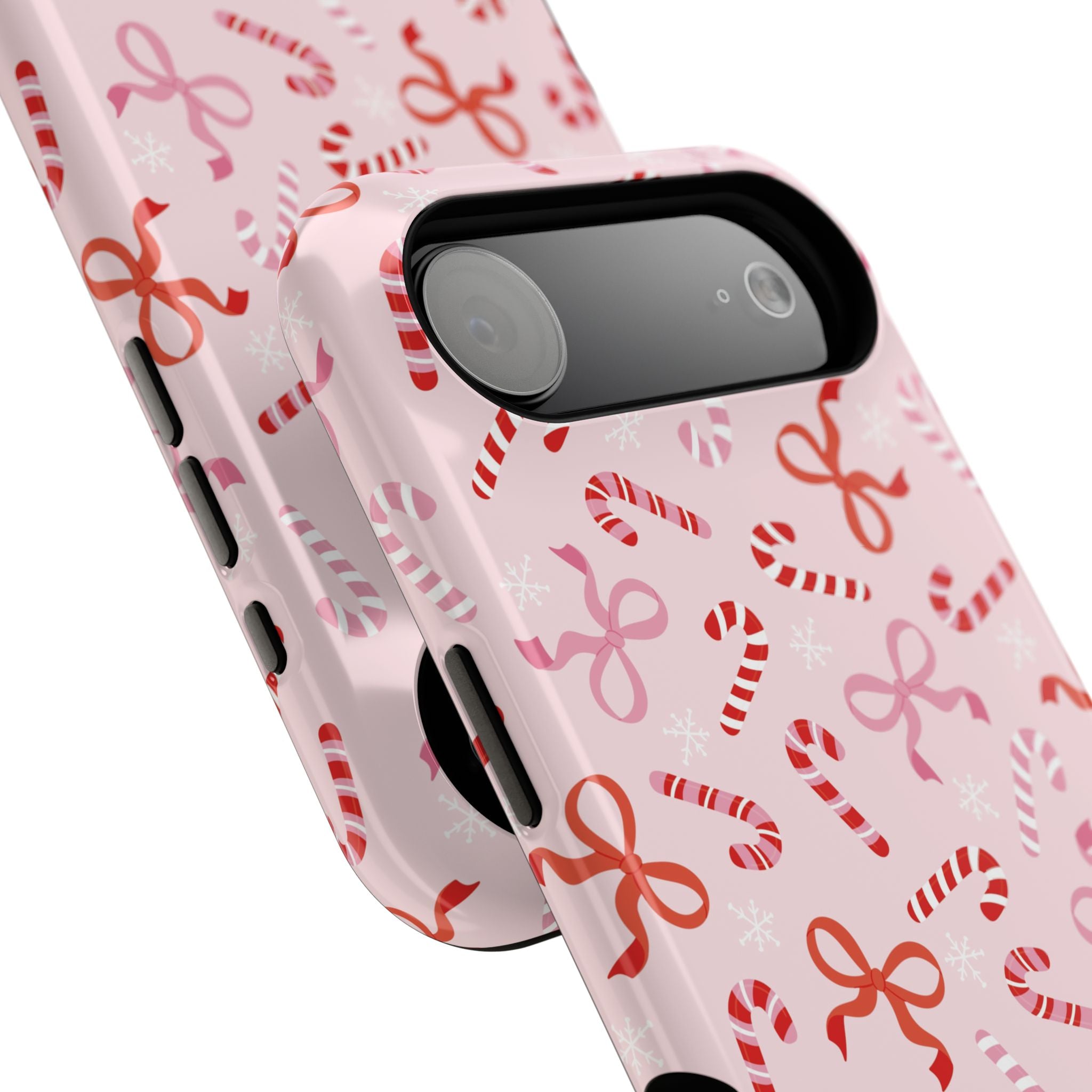 Candy Cane Impact-Resistant Phone Case - Limited Edition