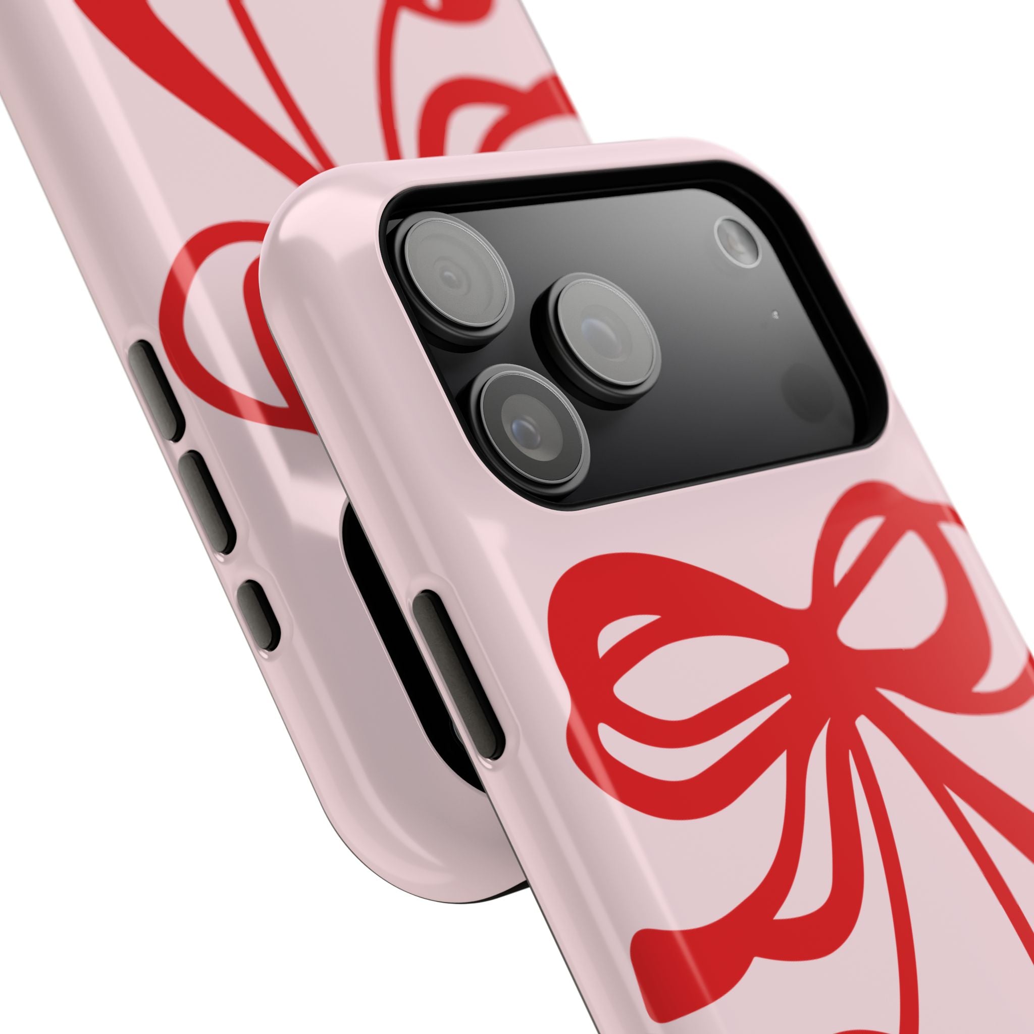 Cherry Bow Impact-Resistant Phone Case
