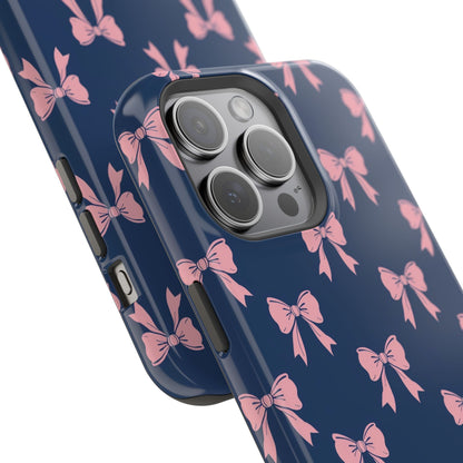 Chic Bow Impact-Resistant Phone Case