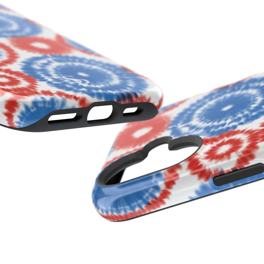 Patriotic Tie Dye Impact Resistant Phone Case