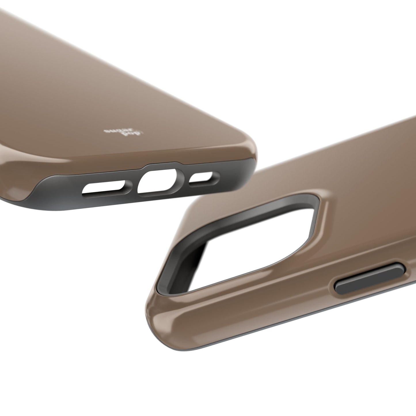 Brown Magnetic Tough Cases for Phones - Secure & Sleek Design